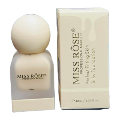 MISS ROSEA Professional Foundation 40ml Perfect Fitting, Silky Skin Makeup Base image