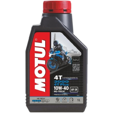 MOTUL 3000 4T Plus Mineral 10W40 Motor-Cycle Engine Oil 1 Liter image