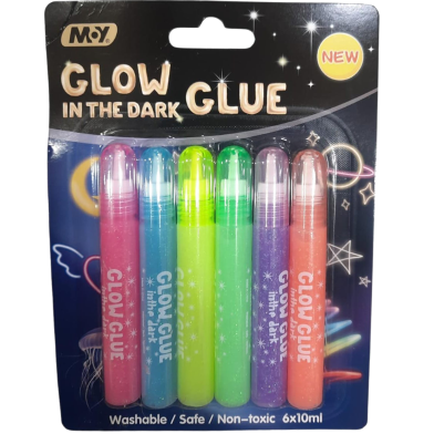 MY Glow In Dark Glue 6 ml 6 Pcs image