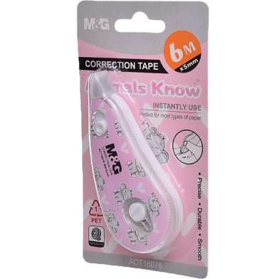 M ‍And G High Quality Correction Tape 6m*5mm- ACT18076 image