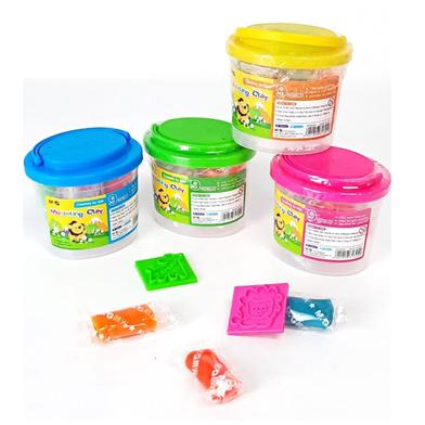 M ‍And G Modelling Clay 9 Pcs Jar -Ake04467 image