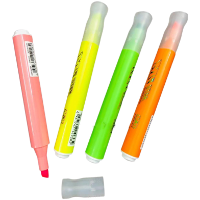 M And G Scented Pen Triangle Design Jumbo Highlighter 4 Pcs- AHMV7672 image