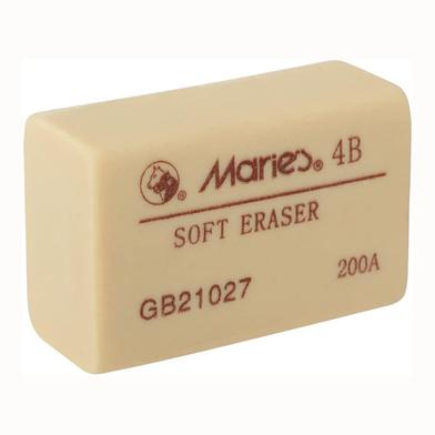 Maries 4B Soft Eraser - 1Pcs image