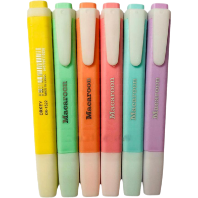 Macaroon Orkey Pastel Highlighter 5 Pcs Set image