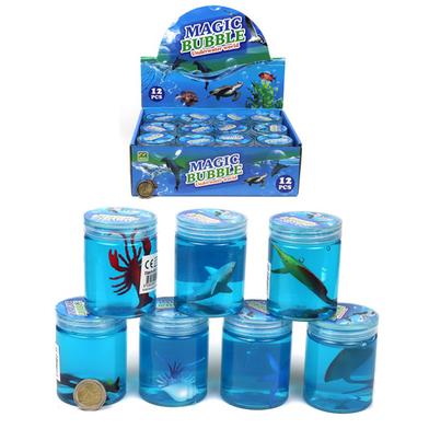 Magic Bubble Underwater World Slime Putty / Crystal Clay Soft Slime Transparent Magic Mud / Latest Gift for Children ( 1pcs Random Design) image