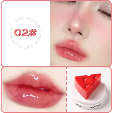 Magic Casa Triangle Cheese Tainted Lip Balm 8 gm image