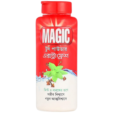 Magic Extra Fresh Tooth Powder 50 gm image