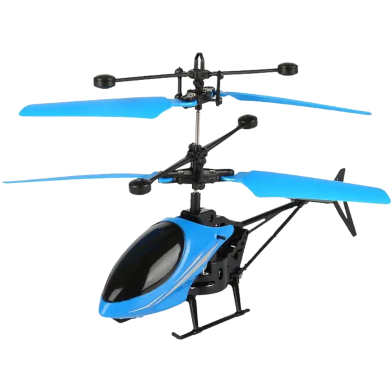 Magic Hand Sensored Rechargeable Mini Aircraft Helicopter Kids Toy Gift, No Remote, Random Color (heli_sensor_aircraft_b) Blue image