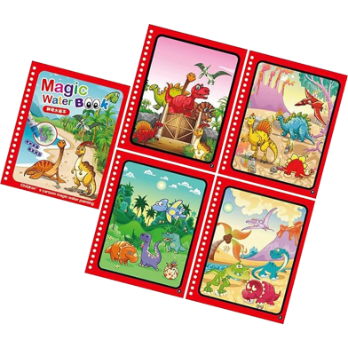 Magic Water Coloring Book with Reusable Magic Pen image