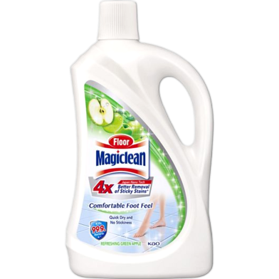 Magiclean Floor cleaner Refreshing Green Apple-2 litres image