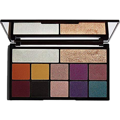 Makeup Revolution Kiss Of Fire Carmi Eyeshadow and Highlighter Palette -5057566037105 image
