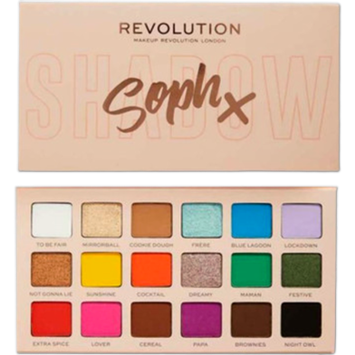 Makeup Revolution Soph X 18 Color Super Spice Eyeshadow Palette image