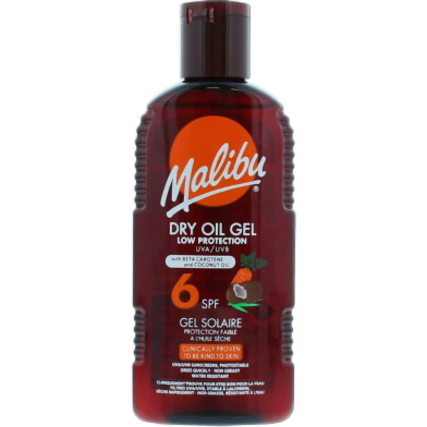 Malibu Dry Oil Gel With Beta Carotene and Coconut SPF 6 – 200ml image