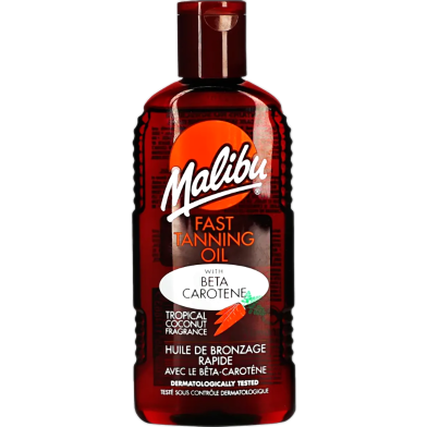 Malibu Fast Tanning Oil With Beta Carotene 200ml image