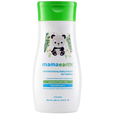 Mama Earth Moisturizing Daily Lotion With Shea Butter And Jojoba Oil image