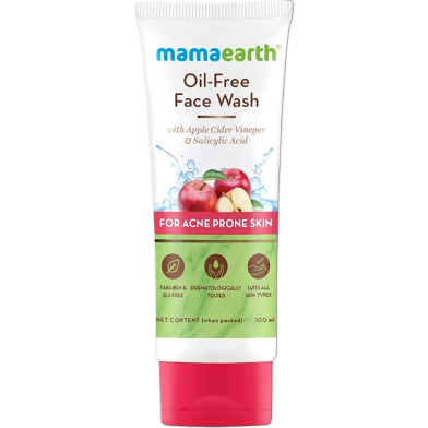 Mama Earth Oil Free Face Wash For Acne Prone Skin 100ml image