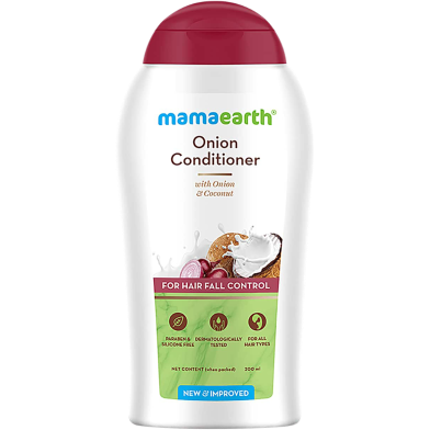 Mama Earth Onion Shampoo for Hair Fall Control - 200ml image