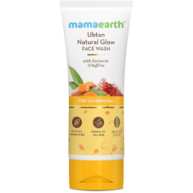 Mama Earth Ubtan Face Wash For Tan Removal 100ml image