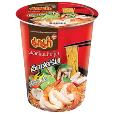 Mama Instant Cup Noodles Shrimp Tom Yum Extreme Flavour (60 gm) image