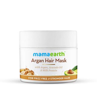 Mamaearth Argan Hair Mask with Argan, Avocado Oil, and Milk Protein for Frizz-free and Stronger Hair - 200ml -328198269 image