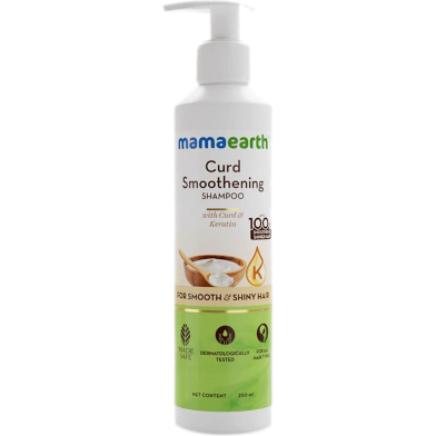 Mamaearth Curd Smoothening Shampoo - 250 ml -325230422 image