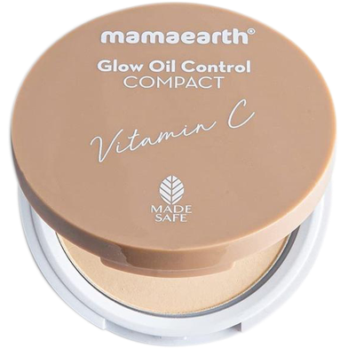Mamaearth Glow Oil Control Compact With SPF 30 - 9g | Creme Glow -326046916 image