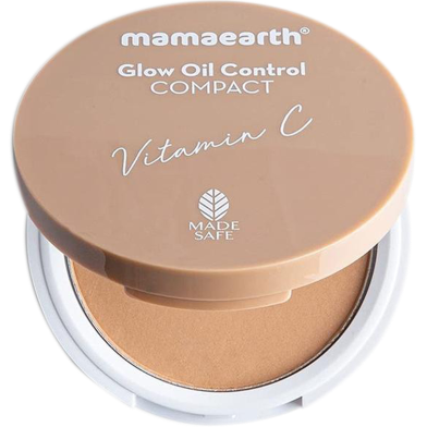 Mamaearth Glow Oil Control Compact With SPF 30 - 9g | Nude Glow -326046939 image