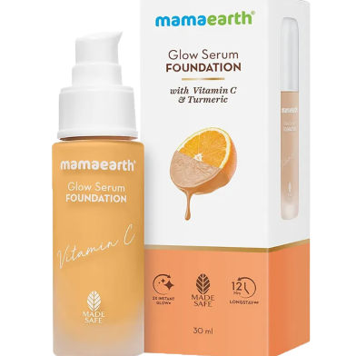 Mamaearth Glow Serum Foundation 02 Creme Glow 30 ml -293198804 image
