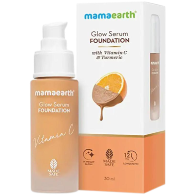 Mamaearth Glow Serum Foundation (06 Almond Glow) -301607610 image