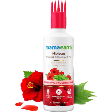 Mamaearth Hibiscus Damage Repair Hair Oil 150 ml -445753698 image