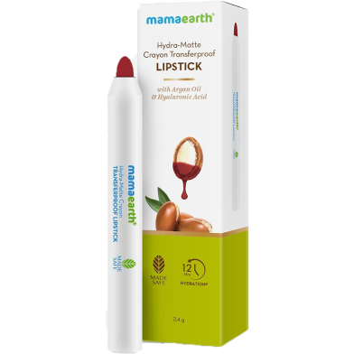 Mamaearth Hydra Matte Crayon Transferproof Lipstick 07 Raspberry Red 2.4 gm -352458681 image