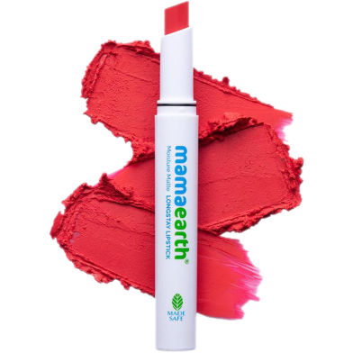 Mamaearth Moisture Matte Long Stay Lipstick (06 Melon Red) -300987863 image