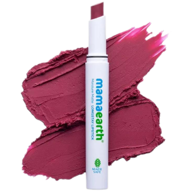 Mamaearth Moisture Matte Long Stay Lipstick - 03 Candyfloss Pink -300489427 image