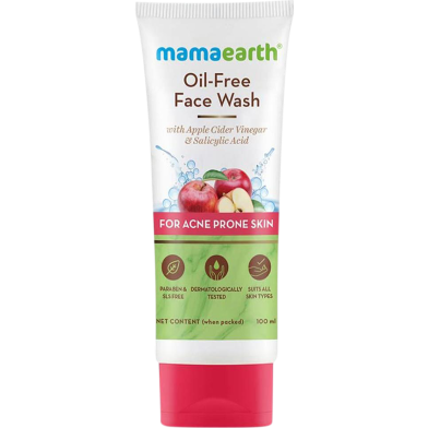 Mamaearth Oil Free Face Wash With Apple Cider Vinegar and Salicylic Acid - 100 ml -243167115 image