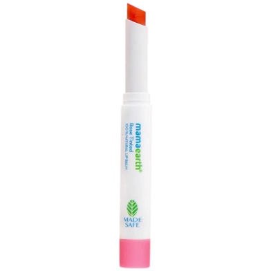 Mamaearth Rose Tinted 100 Percent Natural Lip Balm With Rose Oil And Castor Oil - 2 G -276449300 image