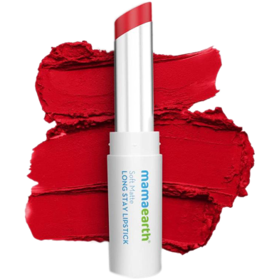Mamaearth Soft Matte Long Stay Lipstick (Ruby Red) – 3.5 g -340685455 image