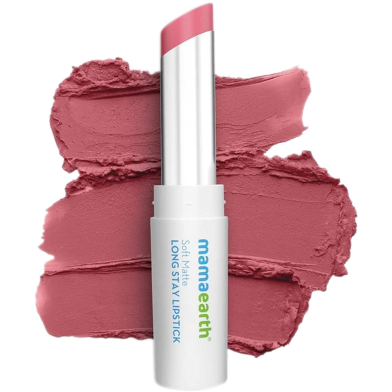 Mamaearth Soft Matte Long Stay Lipsticks (04 Berry Nude) - 3.5 g -325946567 image