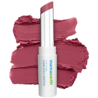 Mamaearth Soft Matte Long Stay Lipsticks ( 06 Petal Pink ) - 3.5g -325956763 image