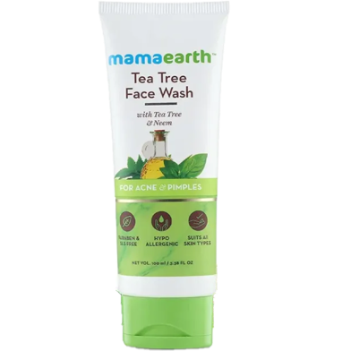 Mamaearth Tea Tree Natural Face Wash 100 ml image