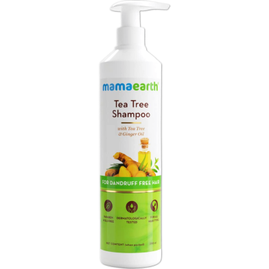 Mamaearth Tea Tree Shampoo For Dandruff Free Hair 250ml image