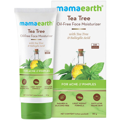 Mamaearth Teatree Oil Free Moisturizer - 80ml -225155162 image