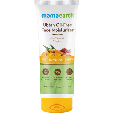 Mamaearth Ubtan Oil-Free Moisturizer - 80 ml -231711867 image