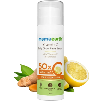 Mamaearth Vitamin C Daily Glow Face Serum – 30ml (India) image