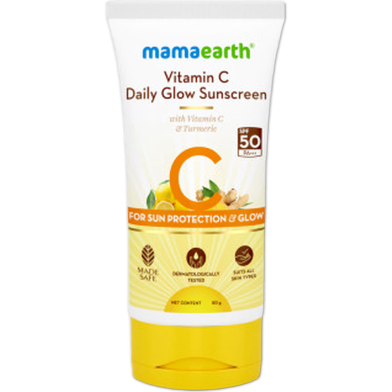 Mamaearth Vitamin C Daily Glow Sunscreen SPF50 50gm image
