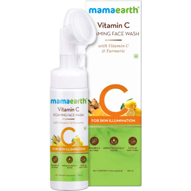 Mamaearth Vitamin C Foaming Face Wash For Skin Illumination 150ml image