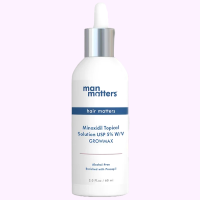 Man Matters Growmax Minoxidil 5percent Solution with Procapil (60ml - One Month Supply) -267467564 image