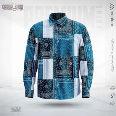 Manfare Premium Casual Printed Shirt For Men image