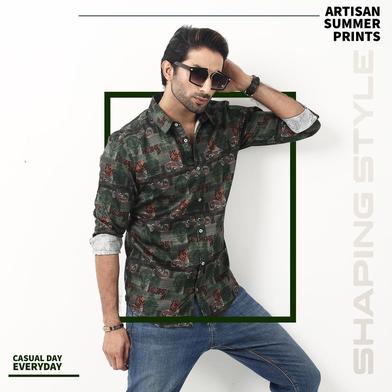 Manfare Premium Casual Printed Shirt For Men image