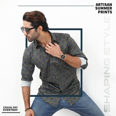 Manfare Premium Casual Printed Shirt For Men image