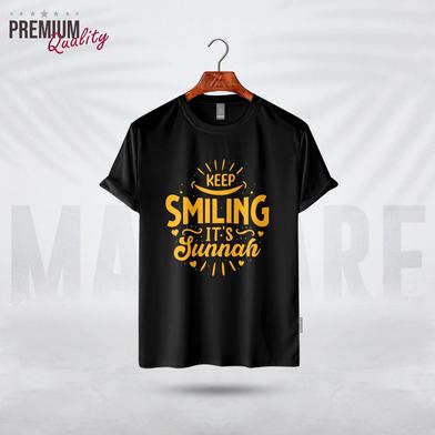 Manfare Premium Graphics T Shirt Black Color For Men image